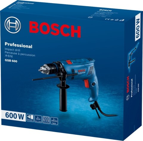 BOSCH WIERTARKA UDAROWA GSB 600 + ACC BOSCH WIERTARKA UDAROWA GSB 600 + ACC