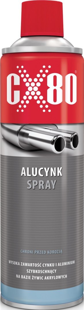 CX-80 SPRAY OCHRONA PRZED RDZĄ ALU CYNK 500ML