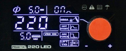 IDEAL SPAWARKA INWERTOROWA PRAKTIK 220 LED SYNERGY