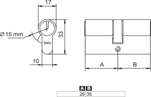 LOB WKŁADKA ASYMETRYCZNA NIKIEL 25/30 YETI LOB WKŁADKA ASYMETRYCZNA NIKIEL 25/30 YETI