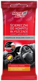 MOJE AUTO ŚCIERECZKI DO KOKPITU BŁYSZCZĄCE CYTRYNA 24SZT.