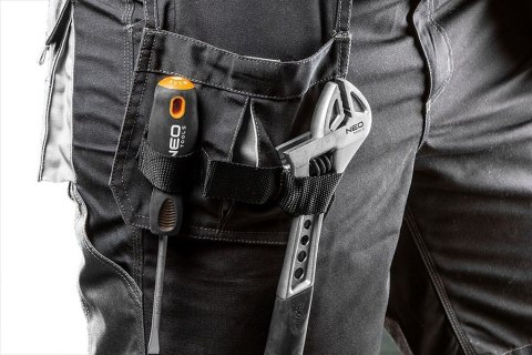 NEO KRÓTKIE SPODENKI HD PASEK PARCIANY ODPINANE KIESZENIE XL/56 NEO KRÓTKIE SPODENKI HD PASEK PARCIANY ODPINANE KIESZENIE XL/56
