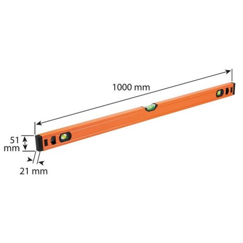 NEO POZIOMICA ALUMINIOWA S300 3, LIBELLE 100CM. NEO POZIOMICA ALUMINIOWA S300 3, LIBELLE 100CM.