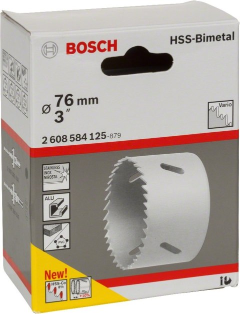 BOSCH PIŁA OTWORNICA BIMETAL 76MM BOSCH PIŁA OTWORNICA BIMETAL 76MM