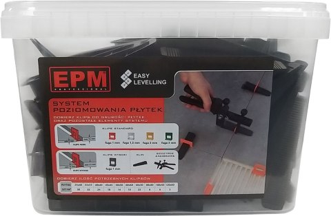 EPM SYSTEM UKŁADANIA PŁYTEK EASY LEVELING 100 KLINÓW