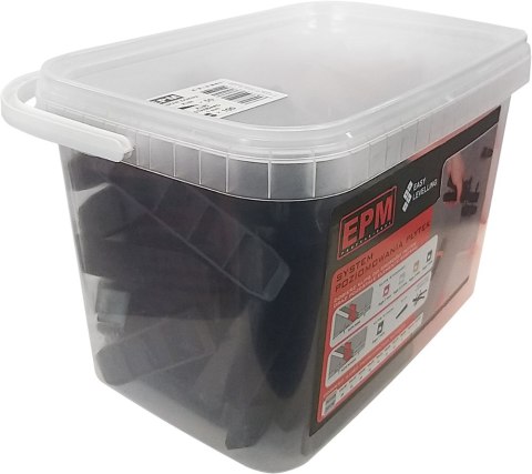 EPM SYSTEM UKŁADANIA PŁYTEK EASY LEVELING 50 KLIN+ 100 KLIPS 1MM EPM SYSTEM UKŁADANIA PŁYTEK EASY LEVELING 50 KLIN+ 100 KLIPS 1MM