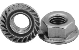 UN NAKRĘTKA Z KOŁNIERZEM ZĄBKOWANA A2 DIN 6923 M8