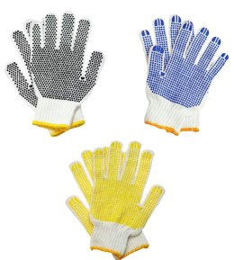 UN RĘKAWICE DZIANE NAKRAPIANE CZARNE 452