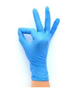 UN RĘKAWICE NITRYLOWE NIEBIESKIE MASTER PRIDE ROZMIAR M