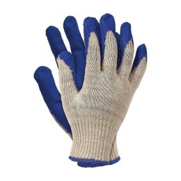 UN RĘKAWICE OGRODNICZKI POWLEKANE GUMĄ NIEBIESKIE 450 ROZ. 9