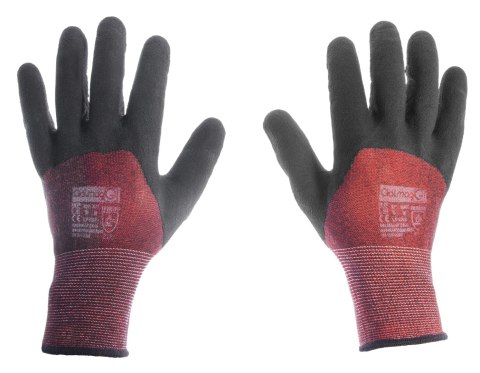 UN RĘKAWICE POLIESTER+SPANDEX+LATEX PP-029, LFS53 ROZ.9