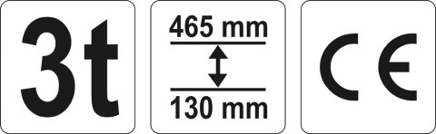 YATO PODNOŚNIK HYDRAULICZNY ŻABA 3T