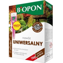 BIOPON NAWÓZ - JESIENNY. UNIWERSALNY GRANULAT KARTON 1 KG