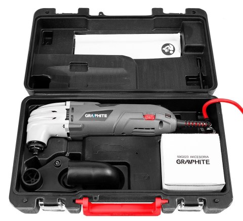 GRAPHITE URZĄDZENIE WIELOFUNKCYJNE 250W, ILOŚĆ OSCYLACJI 15000-21000 GRAPHITE URZĄDZENIE WIELOFUNKCYJNE 250W, ILOŚĆ OSCYLACJI 15000-21000