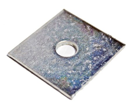 UN PODKŁADKA KWADRATOWA CZARNA DIN 436 12MM