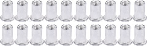 YATO NITONAKRĘTKI ALUMINIOWE M6, 20SZT
