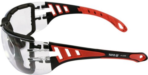 YATO OKULARY OCHRONNE BEZBARWNE Z PASKIEM YATO OKULARY OCHRONNE BEZBARWNE Z PASKIEM