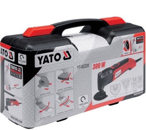 YATO WIELOFUNKCYJNE NARZĘDZIE OSCYLACYJNE 300W YATO WIELOFUNKCYJNE NARZĘDZIE OSCYLACYJNE 300W