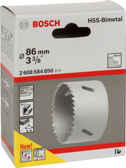 BOSCH PIŁA OTWORNICA BIMETAL 86MM BOSCH PIŁA OTWORNICA BIMETAL 86MM