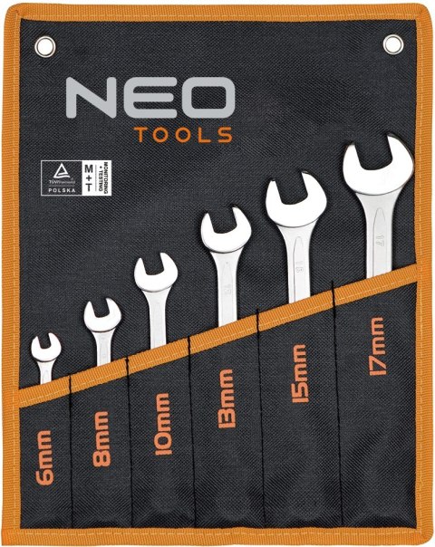NEO KOMPLET KLUCZY PŁASKO-OCZKOWYCH 6-22MM 12 SZTUK NEO KOMPLET KLUCZY PŁASKO-OCZKOWYCH 6-22MM 12 SZTUK