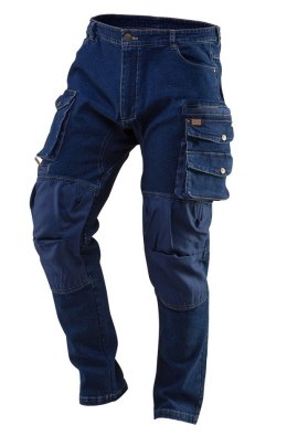 NEO SPODNIE ROBOCZE DENIM, ROZMIAR XL