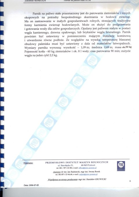 UN PARNIK Z SZAMOTEM OCYNKOWANY 100 L