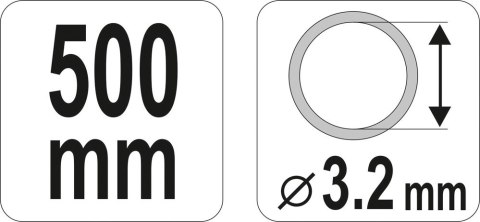 YATO WĘŻYK DO SMAROWNICY 500MM YATO WĘŻYK DO SMAROWNICY 500MM