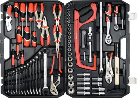YATO ZESTAW NARZĘDZIOWY 79 CZĘŚCI 1/2'' XXXL YATO ZESTAW NARZĘDZIOWY 79 CZĘŚCI 1/2'' XXXL