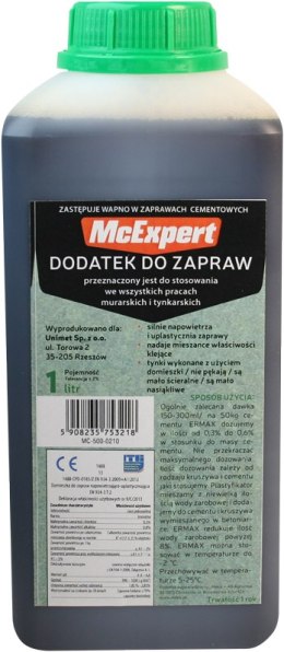 MC EXPERT DODATEK DO ZAPRAW ZASTĘPUJĄCY WAPNO 1L