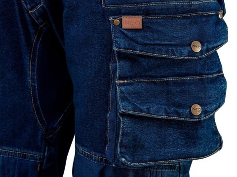 NEO SPODNIE ROBOCZE DENIM, ROZMIAR XXL NEO SPODNIE ROBOCZE DENIM, ROZMIAR XXL