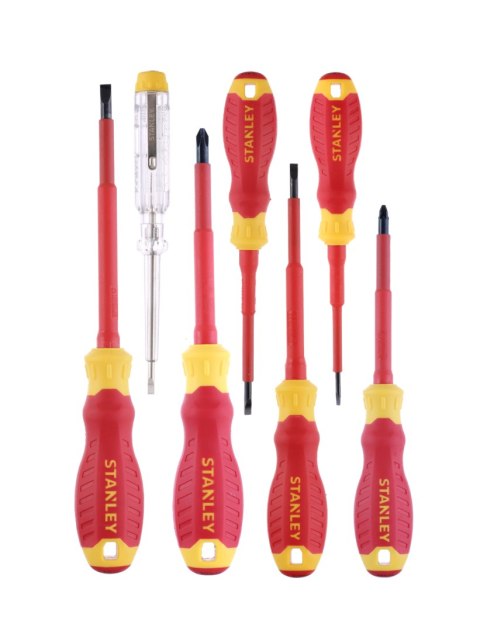 STANLEY ZESTAW WKRĘTAKÓW VDE 7SZT 2PZ+4SL+TESTER STANLEY ZESTAW WKRĘTAKÓW VDE 7SZT 2PZ+4SL+TESTER