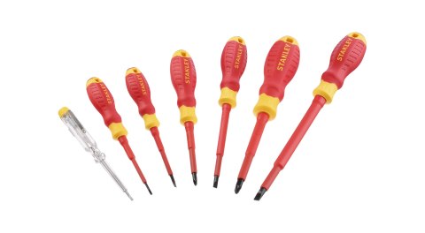 STANLEY ZESTAW WKRĘTAKÓW VDE 7SZT 2PZ+4SL+TESTER STANLEY ZESTAW WKRĘTAKÓW VDE 7SZT 2PZ+4SL+TESTER