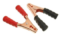 UN ZŁĄCZE KROKODYL 200A CZERWONE DŁ. 150MM