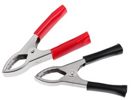 UN ZŁĄCZE KROKODYL 30A CZARNE DŁ. 75MM