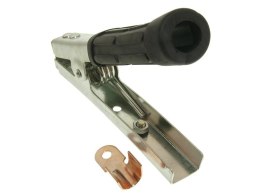 UN ZŁĄCZE KROKODYL 600A CZERWONE DŁ. 165MM