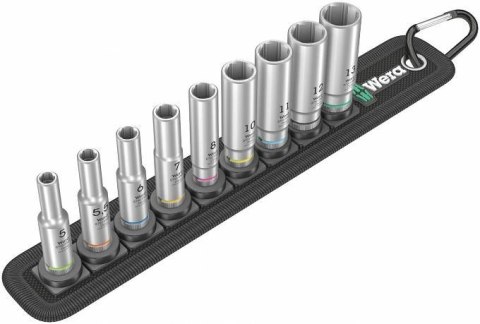 WERA ZESTAW NASADEK UDAROWYCH DŁUGICH 1/4'' 5-13MM, 9CZ. WERA ZESTAW NASADEK UDAROWYCH DŁUGICH 1/4'' 5-13MM, 9CZ.