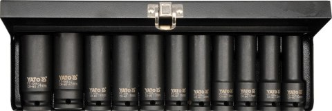 YATO KOMPLET NASADEK UDAROWYCH 1/2'' DŁUGICH 11-SZTUKOWY YATO KOMPLET NASADEK UDAROWYCH 1/2'' DŁUGICH 11-SZTUKOWY