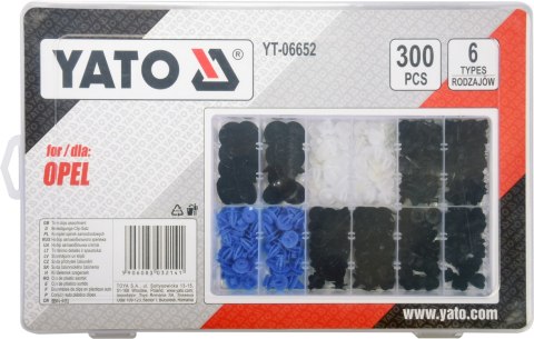 YATO KOMPLET SPINEK SAMOCHODOWYCH OPEL 300SZT YATO KOMPLET SPINEK SAMOCHODOWYCH OPEL 300SZT