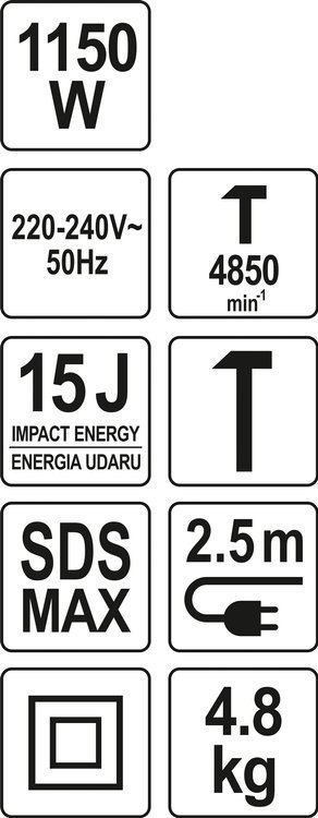 YATO MŁOT DŁUTUJĄCY 15J YATO MŁOT DŁUTUJĄCY 15J
