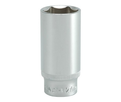 YATO NASADKA DŁUGA 6-KĄTNA CHROMOWANA 1/2'' 27MM YATO NASADKA DŁUGA 6-KĄTNA CHROMOWANA 1/2'' 27MM