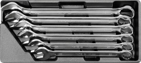 YATO WKŁAD DO SZUFLADY KLUCZE PŁASKO-OCZKOWE 22- 32MM 6 CZĘŚCI YATO WKŁAD DO SZUFLADY KLUCZE PŁASKO-OCZKOWE 22- 32MM 6 CZĘŚCI