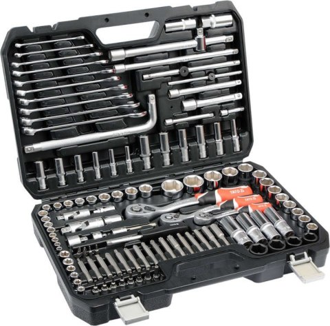 YATO ZESTAW NARZĘDZIOWY XL 1/2''128 SZTUK YATO ZESTAW NARZĘDZIOWY XL 1/2''128 SZTUK
