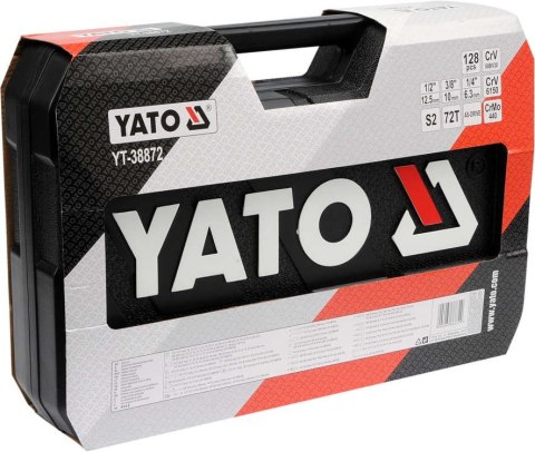 YATO ZESTAW NARZĘDZIOWY XL 1/2''128 SZTUK YATO ZESTAW NARZĘDZIOWY XL 1/2''128 SZTUK
