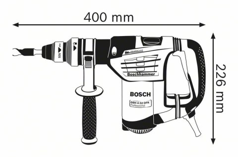 BOSCH MŁOT UDAROWY OBROTOWY SDS+ GBH 4-32 DFR 900W SET+UCHWYT BOSCH MŁOT UDAROWY OBROTOWY SDS+ GBH 4-32 DFR 900W SET+UCHWYT