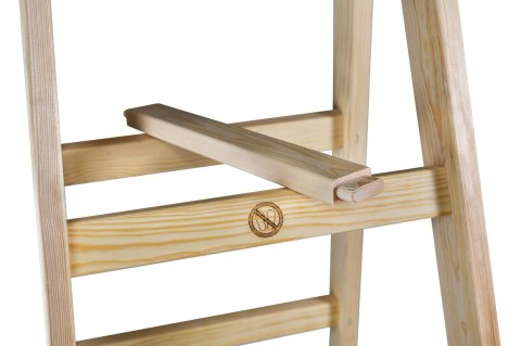 BRAKET DRABINA DREWNIANA BRAKET STANDARD 2X5 SZCZEBLI 153CM BRAKET DRABINA DREWNIANA BRAKET STANDARD 2X5 SZCZEBLI 153CM