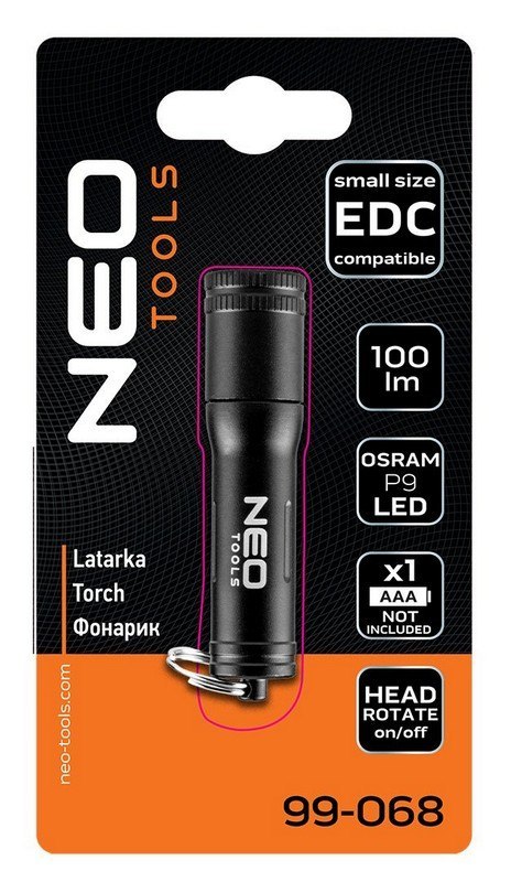 NEO LATARKA BATERYJNA MINI 100LM P9 LED NEO LATARKA BATERYJNA MINI 100LM P9 LED