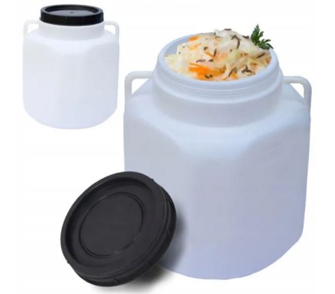 UN BECZKA PLASTIKOWA 20L KWADRATOWA