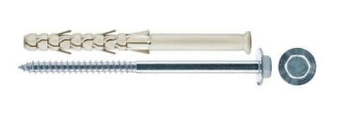 ARVEX DYBEL RAMOWY ŁEB SZEŚCIOKĄTNY PODKŁADKOWY AC 16/240MM