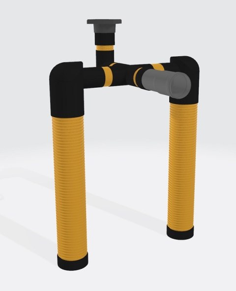 UN STUDZIENKA DRENARSKA ROZSĄCZAJĄCA 160 2X