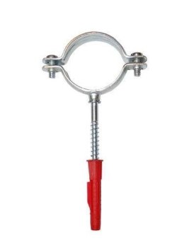 UN UCHWYT RURY SPUSTOWEJ OCYNKOWANY 80MM DŁUGI